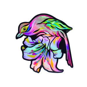 Bird Holographic Sticker