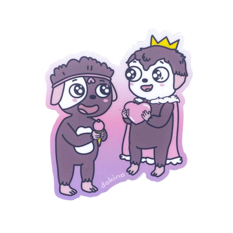King Puddle Sticker