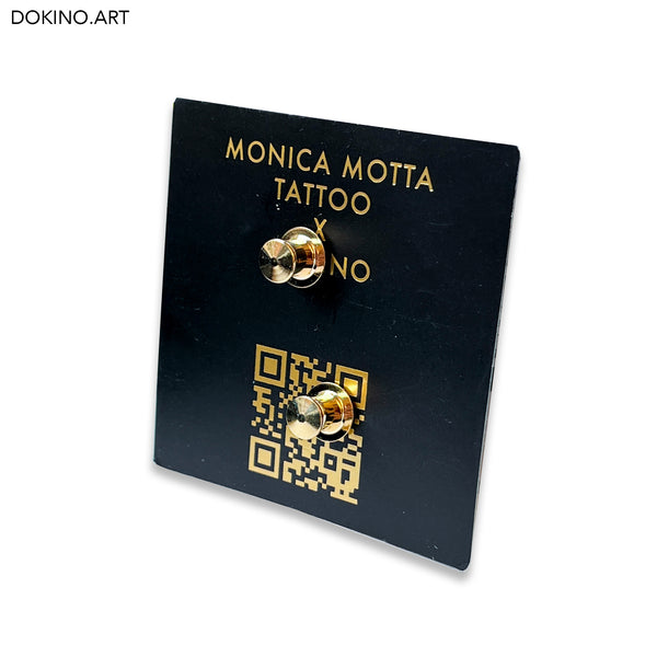 Monica Motta Double Mask Gold Black